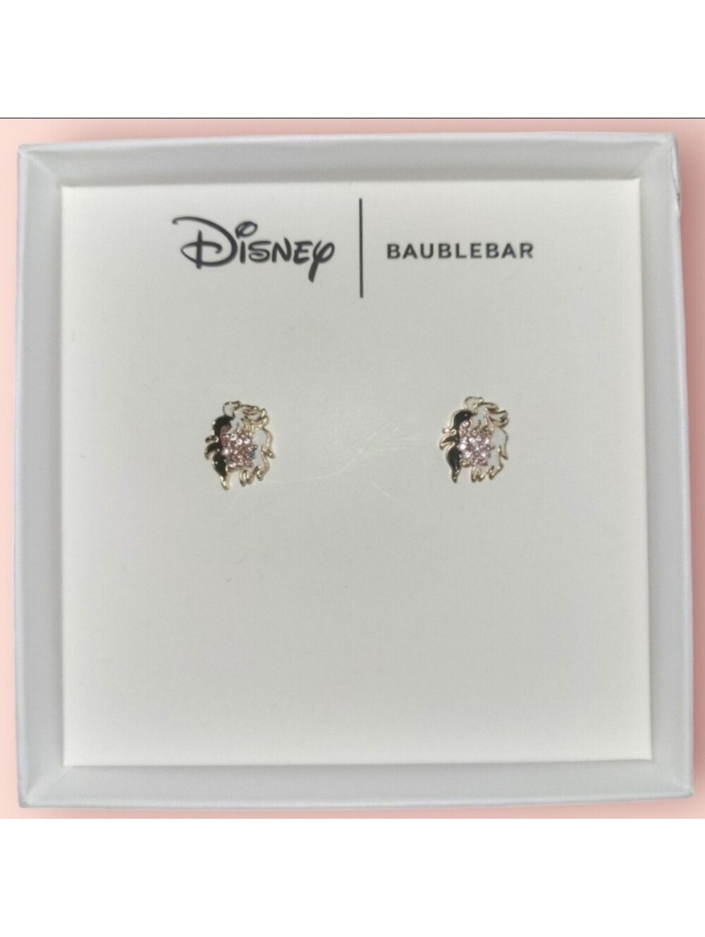 Baublebar Disney Cruella De Vil 101 Dalmatians Halloween Rhinestone Earrings